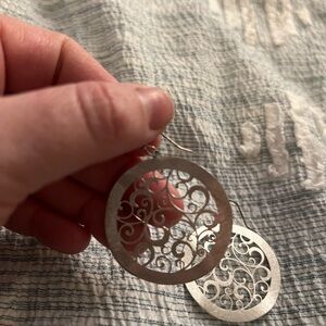 Elegant Silver Filigree Earrings